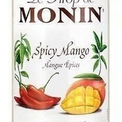 Sirop de Mangue Épicée MONIN - Arômes naturels - 70cl