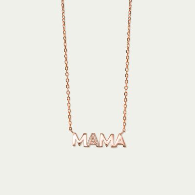 Necklace Mama, rose gold plated