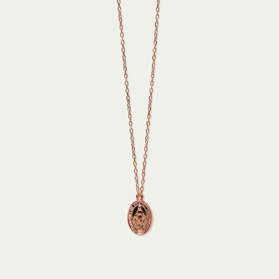 Necklace Madonna, rose gold plated