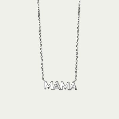 Necklace mom, sterling silver