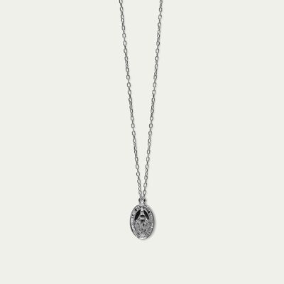 Collier Madone, argent sterling