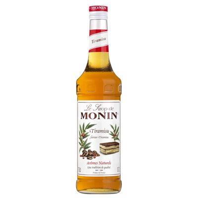 MONIN Tiramisu Flavor Syrup - Natural Flavors - 70cl