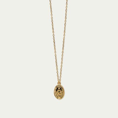 Necklace Madonna, yellow gold plated