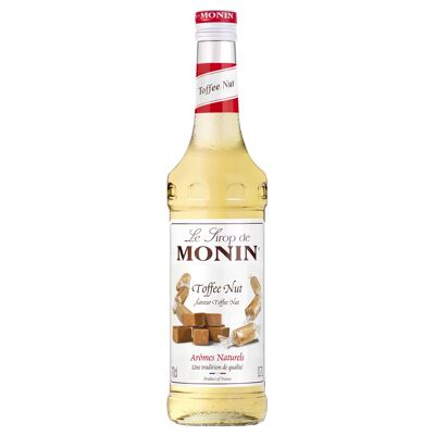 MONIN Toffee Nut Syrup - Natural flavors - 70cl