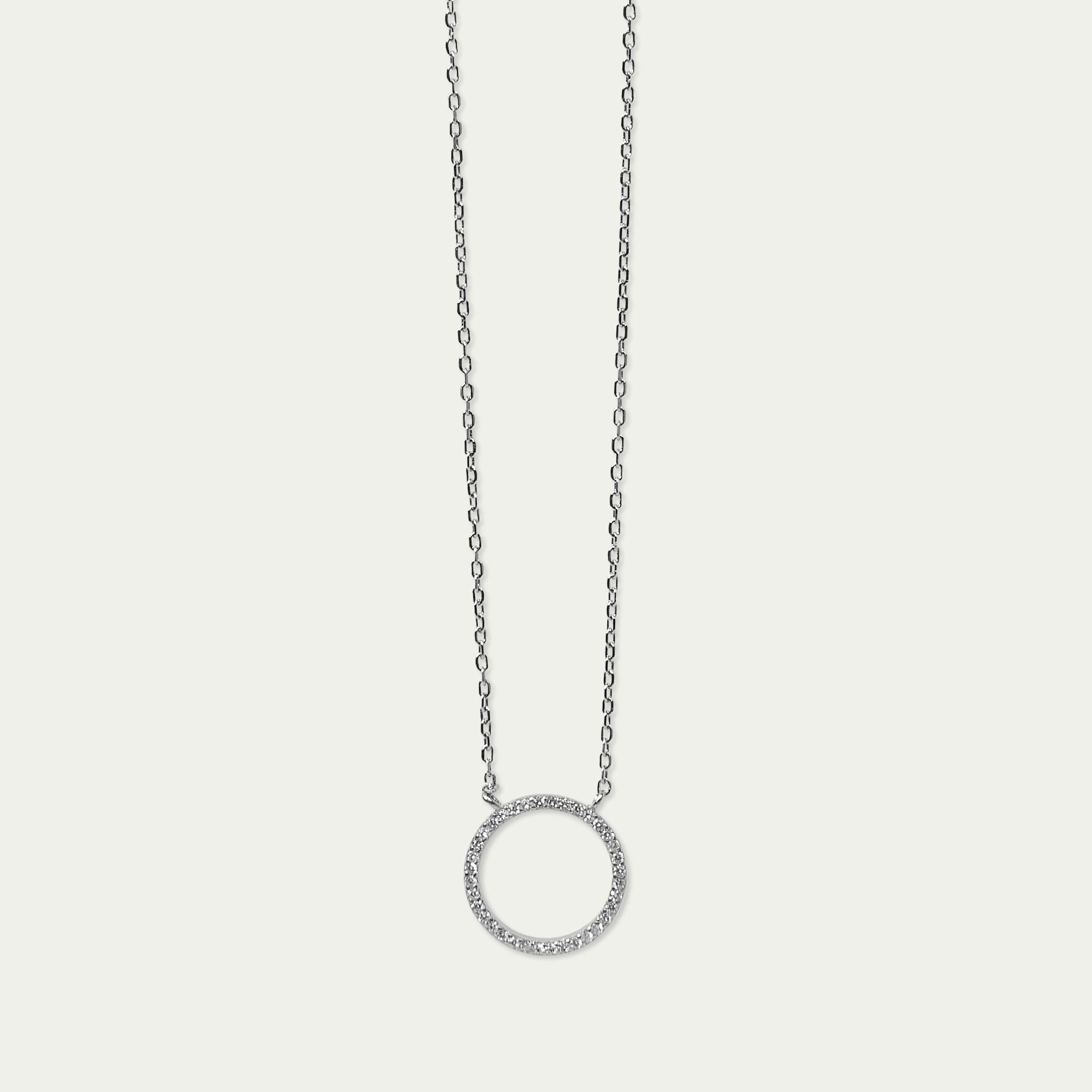 Collana Big Circle, argento