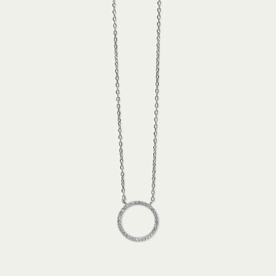 Collier Grand Cercle, argent sterling