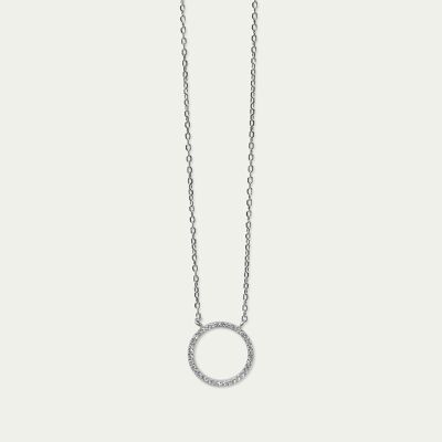 Necklace Big Circle, sterling silver