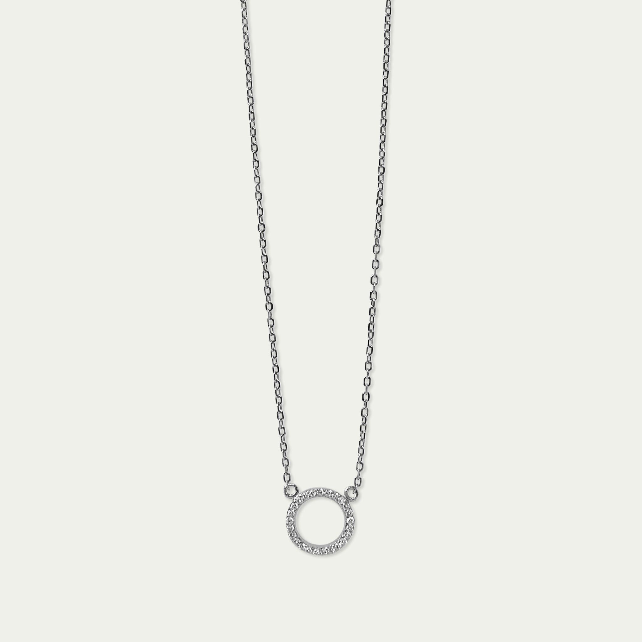 Collier Cercle, argent sterling