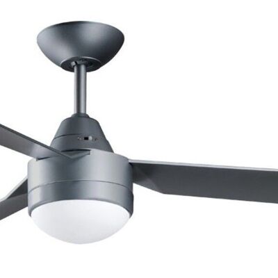 BAYSIDE - Megara ceiling fan with remote control and light, anthracite