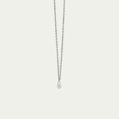 Halskette Pure mit einem Zirkonia, Sterling Silber