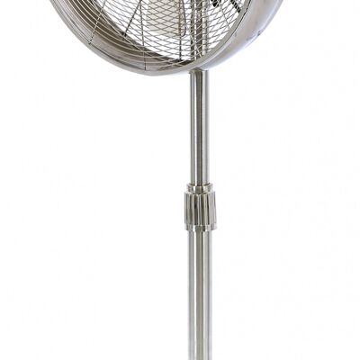 LUCCI air- BREEZE, pedestal fan in brushed chrome