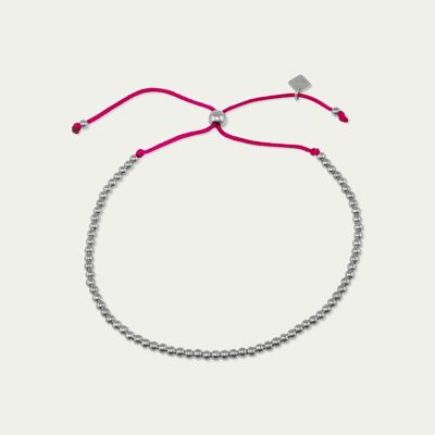 Lucky Bracelet Bubbles, Sterling Silver - Band Color