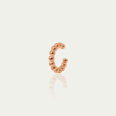Earcuff Bubbles, rose gold plated - sold individually
