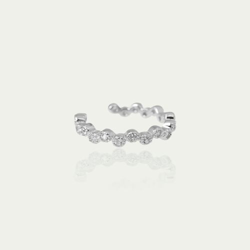 Earcuff Sparkling mit Zirkonia, Sterling Silber