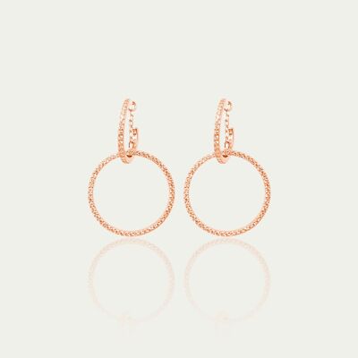 Creole Circle, rose gold plated