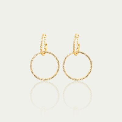 Creole Circle, yellow gold plated