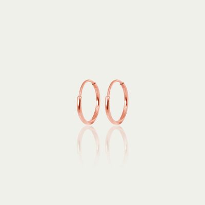 Creole Pure, rose gold plated