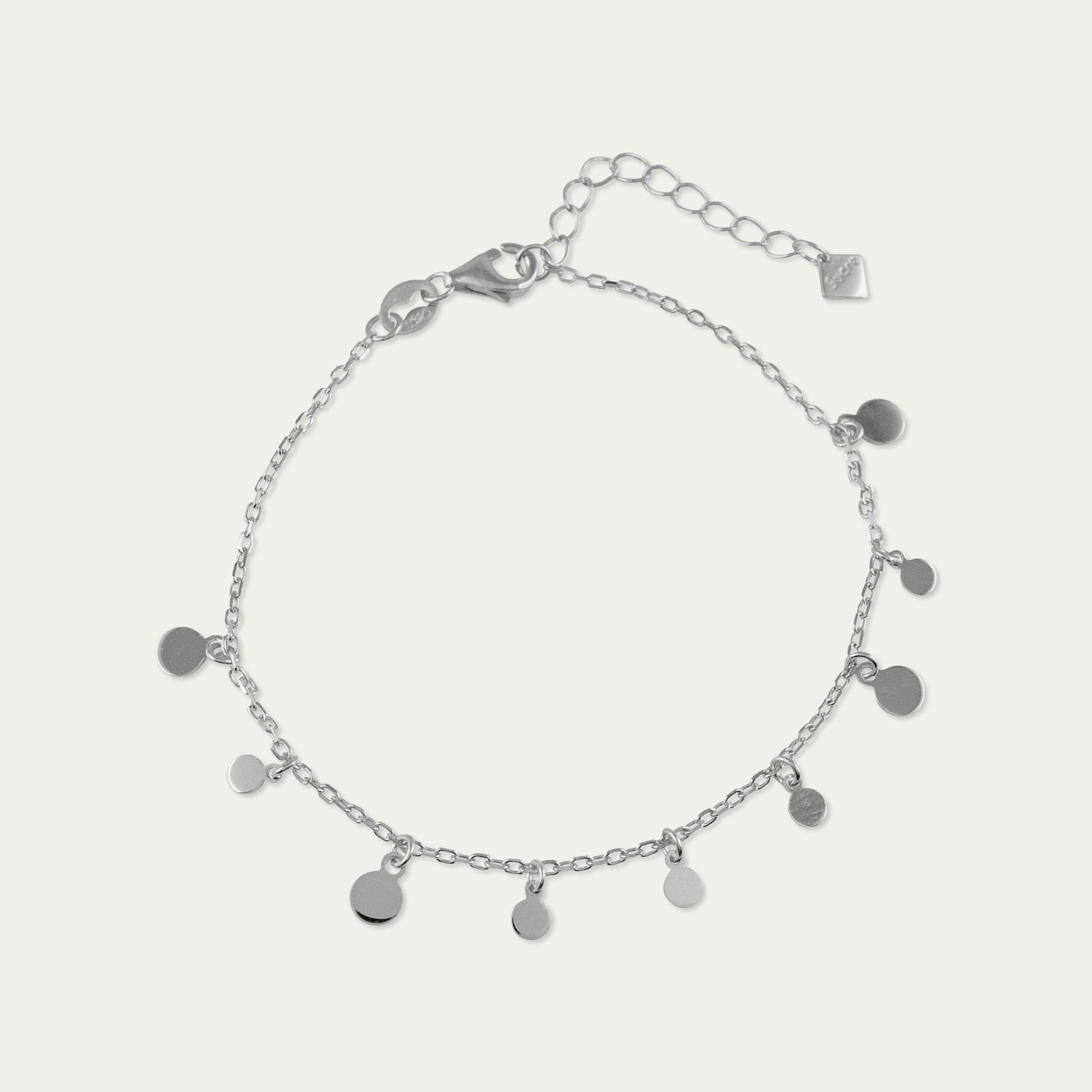Bracciale cosparso, argento sterling