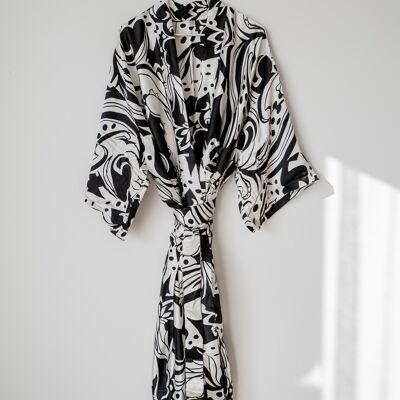 Kimono „Sleepy Zebra“ (Übergröße)