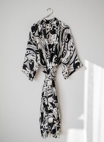 Kimono "Sleepy Zebra" (oversize) 1