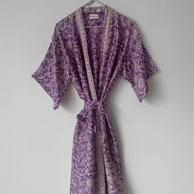 Kimono "Very Peri Raisin"