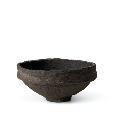 SUSTAIN Sculptural Bowl, large brown
