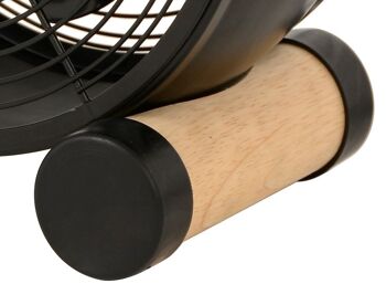 LUCCI air- BREEZE, ventilateur de table en noir 3