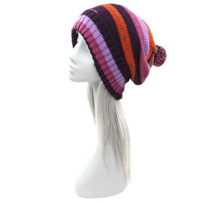 Purple Woolly Hat