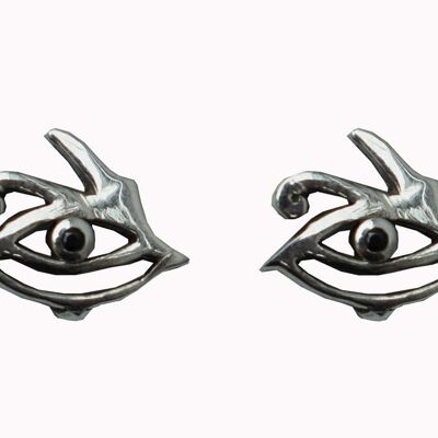 Eye of Horus 925 Silver Earrings