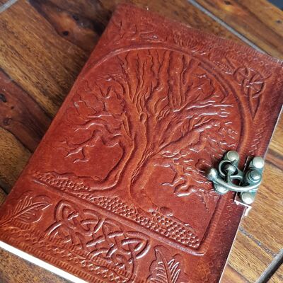 Leather Tree Of Life Journal