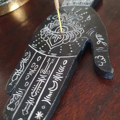 Hamsa Incense Holder