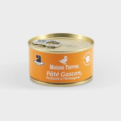 Pâté Gascon, Parfumé à l'Armagnac - 130g