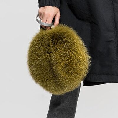 FUR WRIST BAG