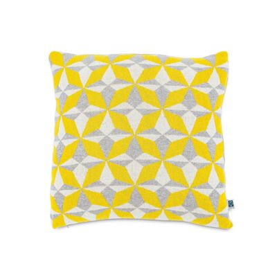 Housse de coussin Azulejo Lisboa - Jaune