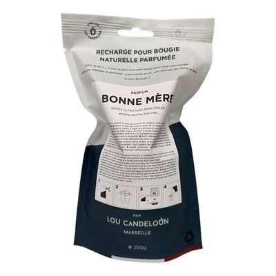 Refill for BONNE MERE candle - To make yourself - 250 g of scented wax