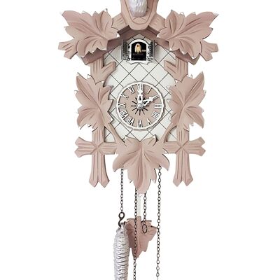 Modern Cuckoo Clock: My Elegant Cozy Cuckoo, Silver - Large