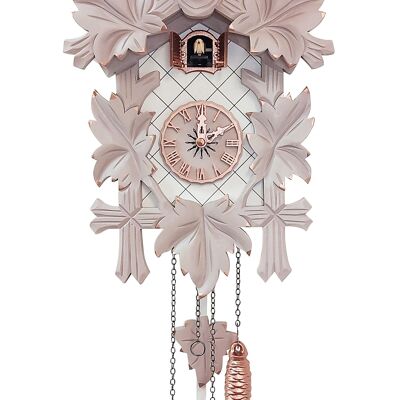 Reloj de cuco moderno: My Elegant Cozy Cuckoo, oro rosa - grande
