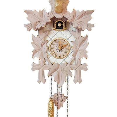 Reloj de cuco moderno: My Elegant Cozy Cuckoo, dorado - grande