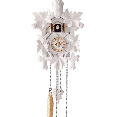 Reloj de cuco moderno: My Shabby Chic Cuckoo - Blanco - Grande