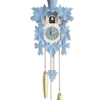 Reloj de cuco moderno: My Shabby Chic Cuckoo - Azul claro - Grande