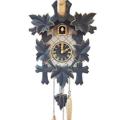 Modern cuckoo clock: My Elegant Gentleman Cuckoo - with gold - large