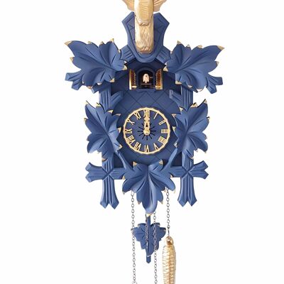 Reloj de cuco moderno: mi cuco de belleza azul - grande