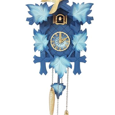 Reloj de cuco moderno: My Blue Sky Cuckoo - Pájaro - Grande