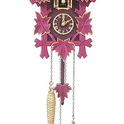 Modern Cuckoo Clock: My Purple Passion Cuckoo - Bird - Small