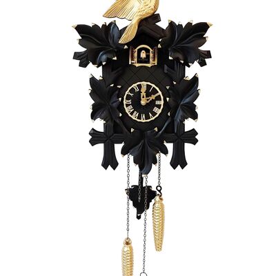 Reloj de cuco moderno: My Black Beauty Cuckoo - Pájaro - Grande