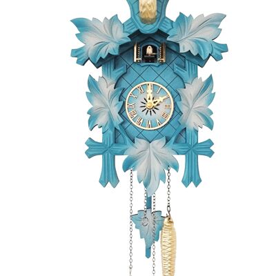 Modern Cuckoo Clock: My Deep Petrol Cuckoo - Large