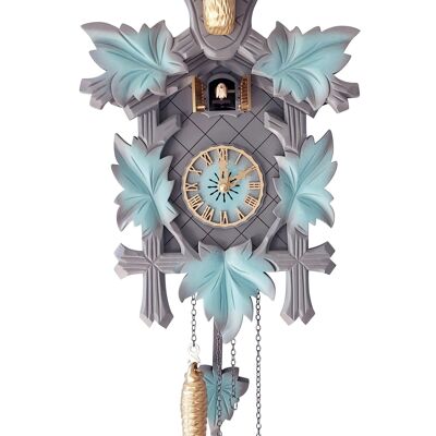 Modern cuckoo clock: My Luminous Kuckoo - with gold - Small