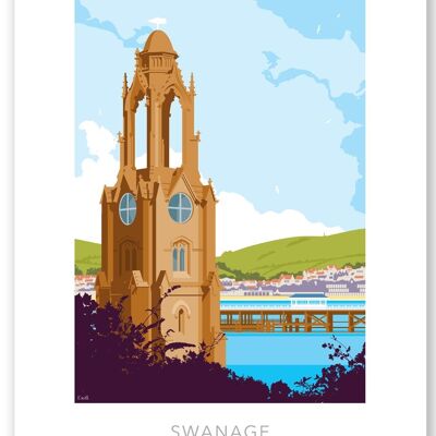 SWANAGE | A3 PRINT
