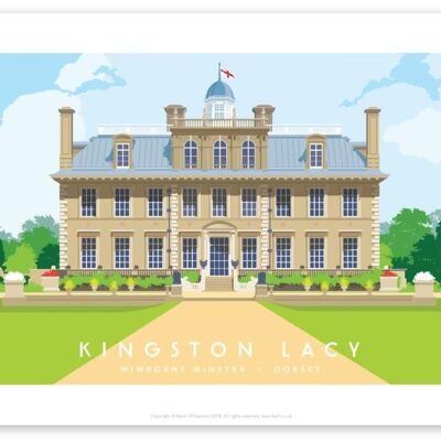 KINGSTON LACY HOUSE | A3 PRINT