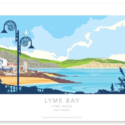 LYME BAY | A3 PRINT